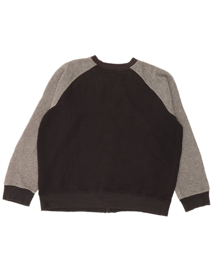 Giacca da tuta da uomo Zara 2XL in cotone color block nero