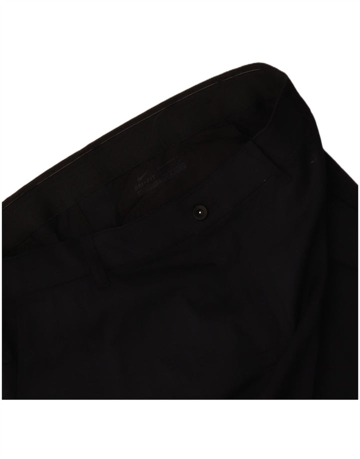 Pantaloni chino dritti NIKE Dri Fit da uomo con vestibilità standard W38 L30 blu navy