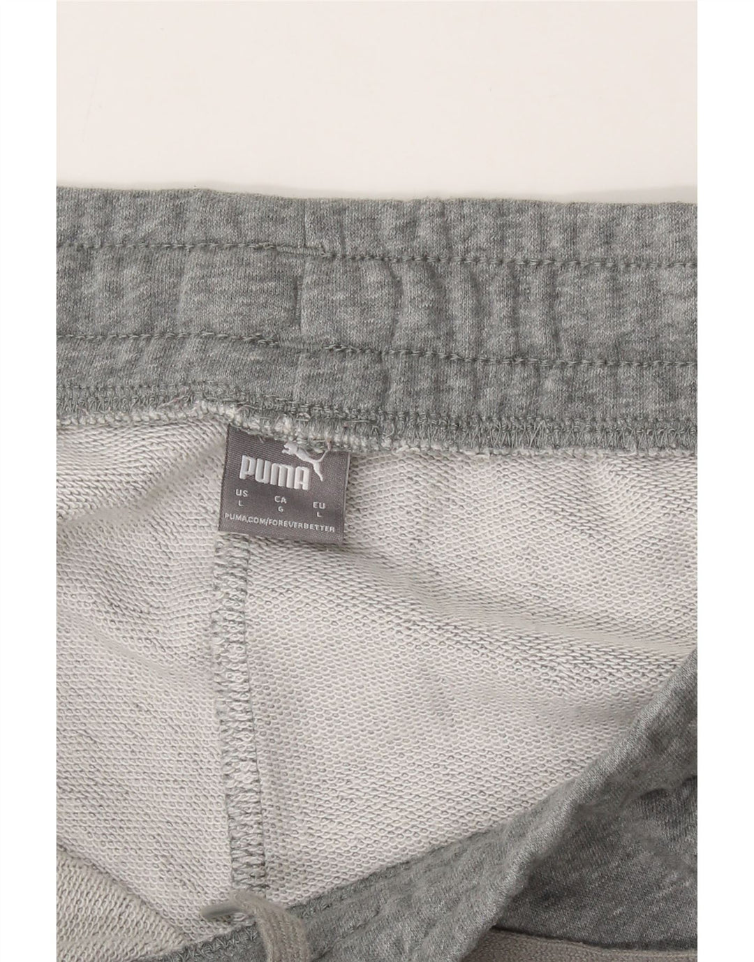 PUMA Mens Graphic Tracksuit Trousers Joggers Large  Grey Vintage Puma and Second-Hand Puma from Messina Hembry 