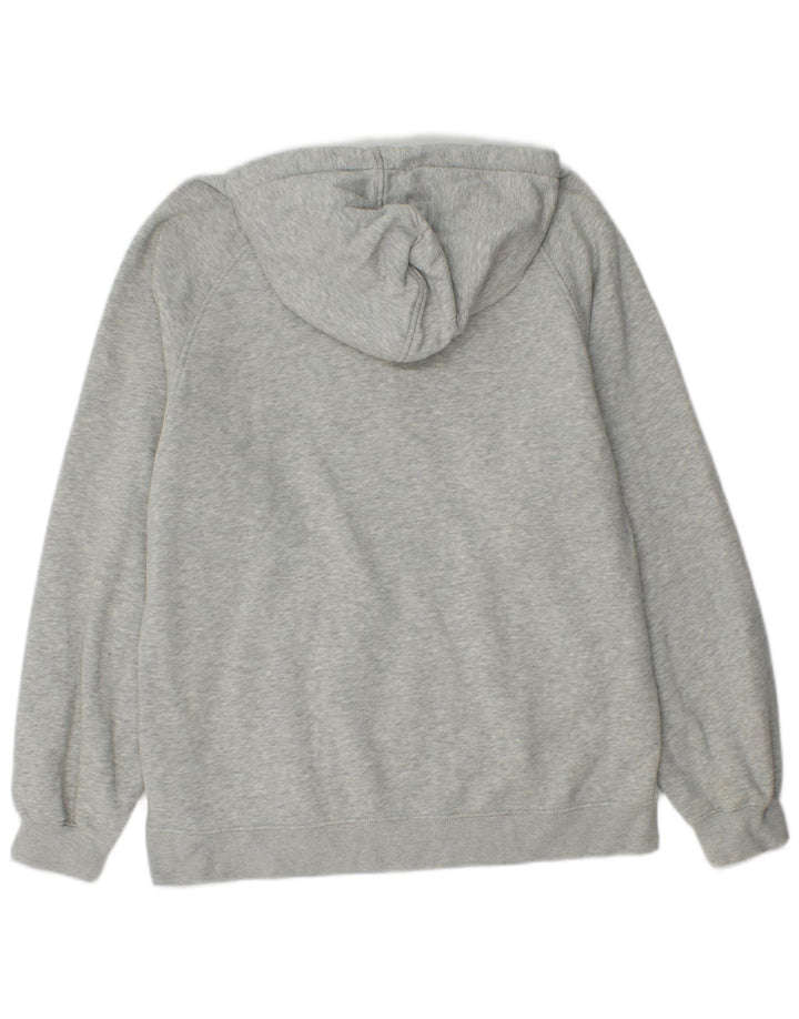Felpa con cappuccio grafica da uomo Nike Large in cotone grigio