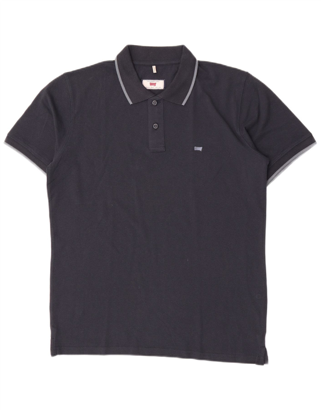 Polo da uomo Carrera grande in cotone blu navy