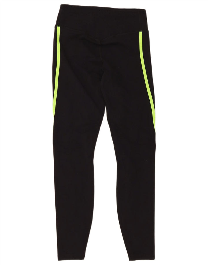Leggings Dri Fit da donna NIKE UK 8 Small nylon color block nero