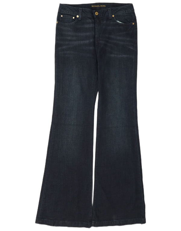 Jeans svasati Selma da donna Michael Kors US 8 medio W30 L35 cotone blu navy