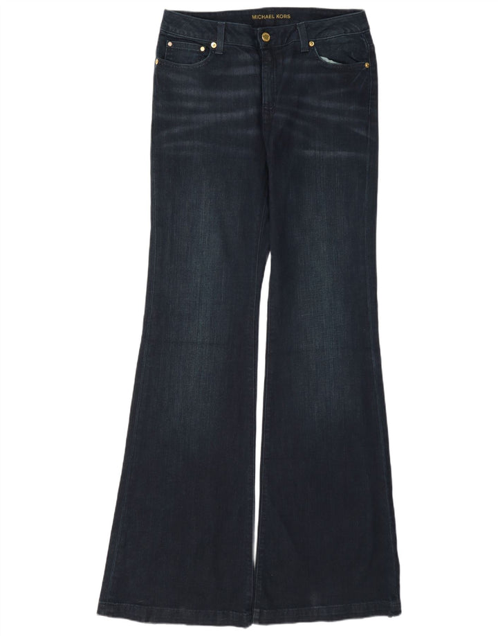 Jeans svasati Selma da donna Michael Kors US 8 medio W30 L35 cotone blu navy