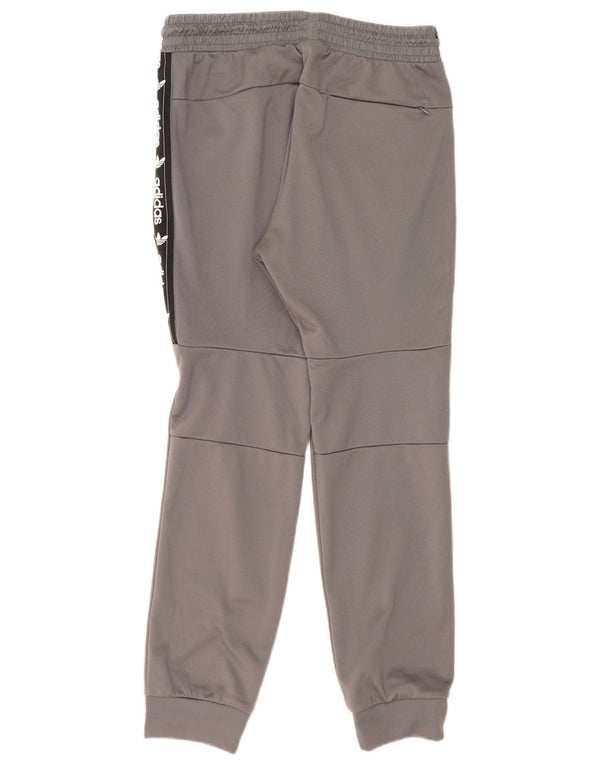 Adidas Pantaloni da tuta grafica da uomo Joggers Large Grigio Colourblock
