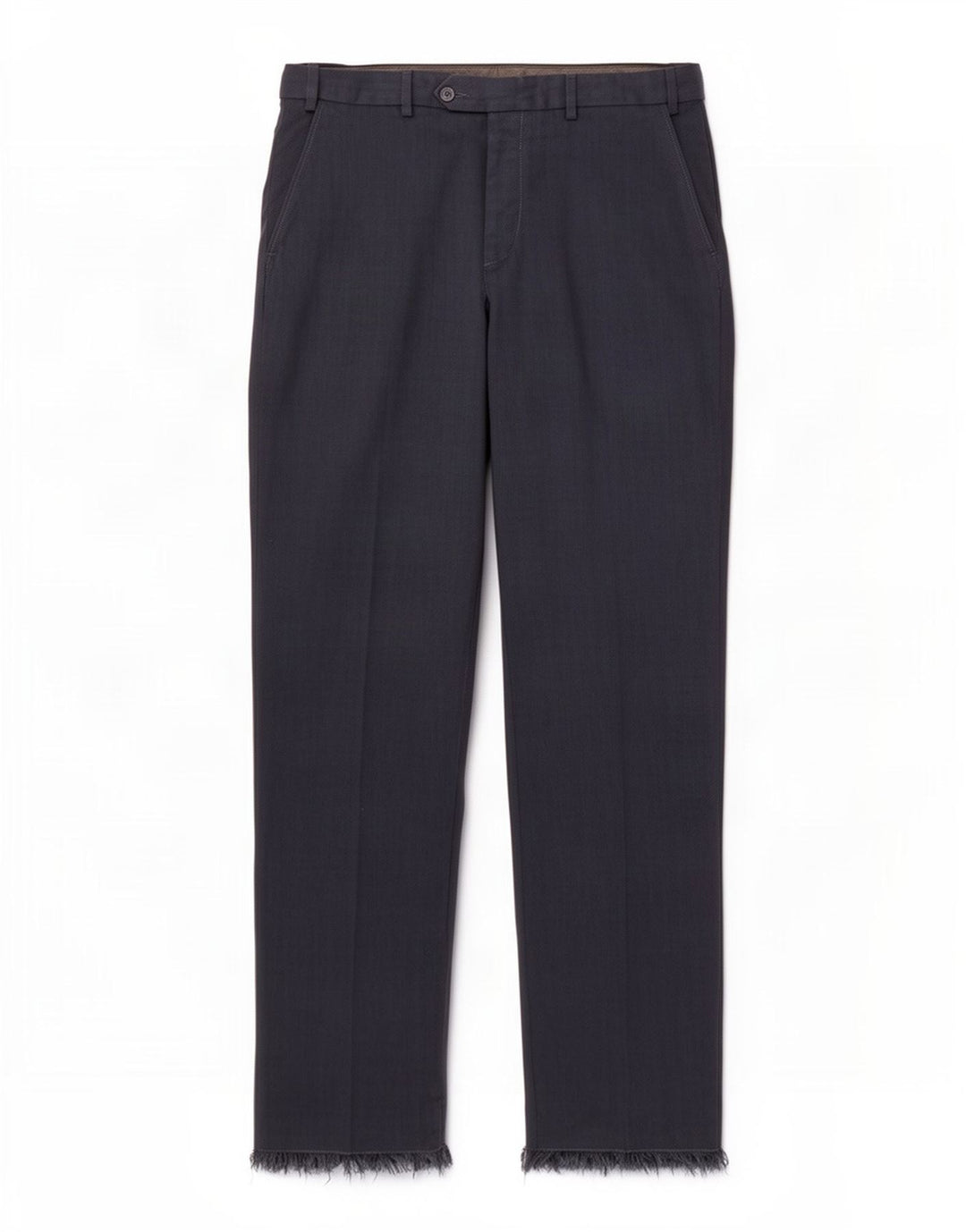 Pantaloni da abito vestibilità regolare Marks & Spencer da uomo W34 L33 poliestere blu navy