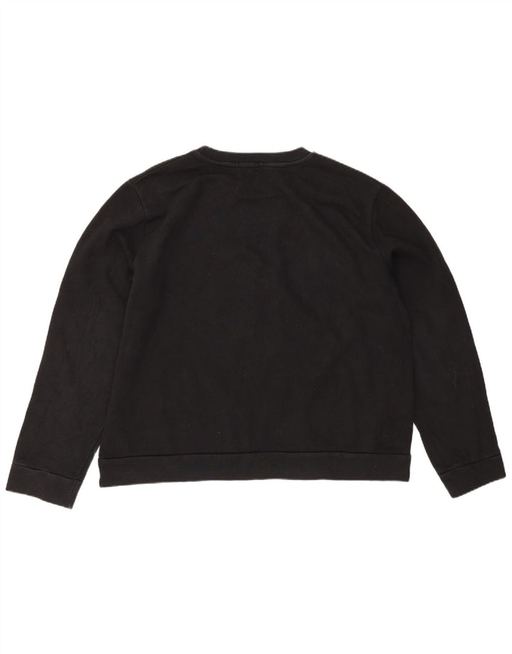 Felpa oversize Zara da donna con pantera rosa, taglia UK 14, media, nera