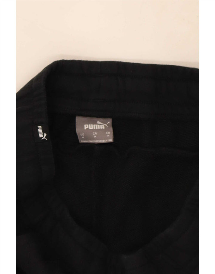 Pantaloni da tuta da uomo Puma Joggers Medium Black Cotton