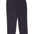 Pantaloni da abito dritti da uomo Marks & Spencer W34 L29 poliestere blu navy