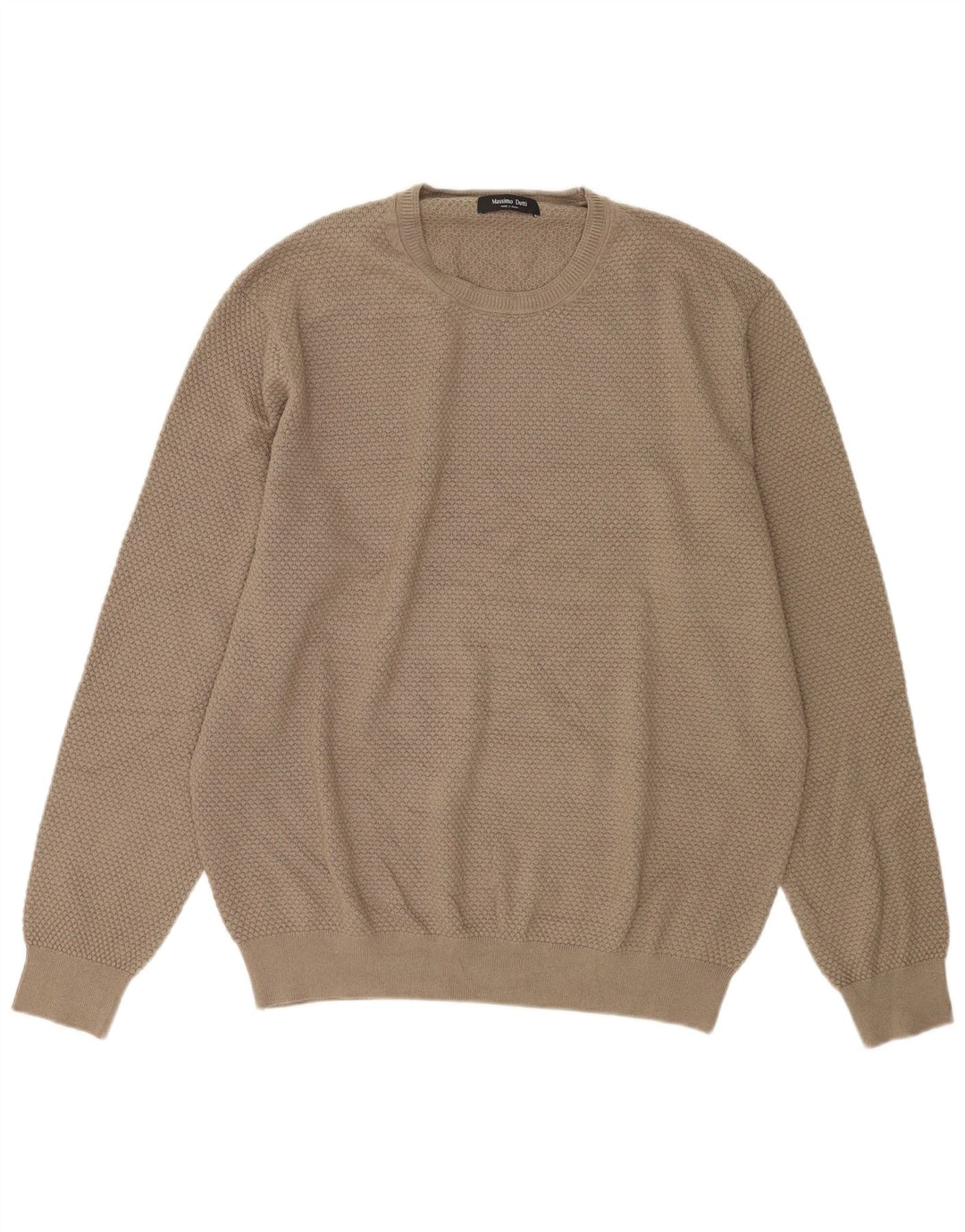 Maglione maglione girocollo da uomo Massimo Dutti XL Beige