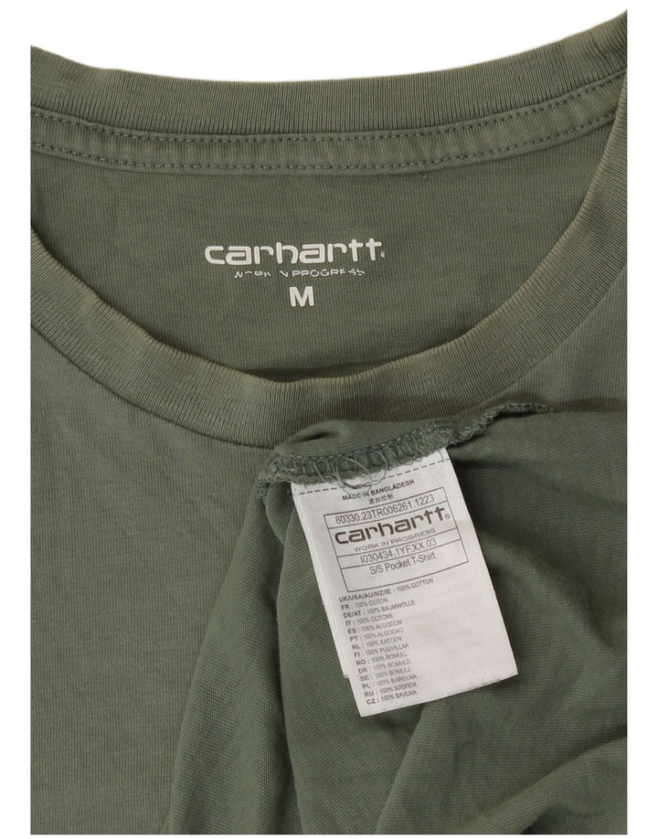 T-shirt da uomo Carhartt Top in cotone verde medio