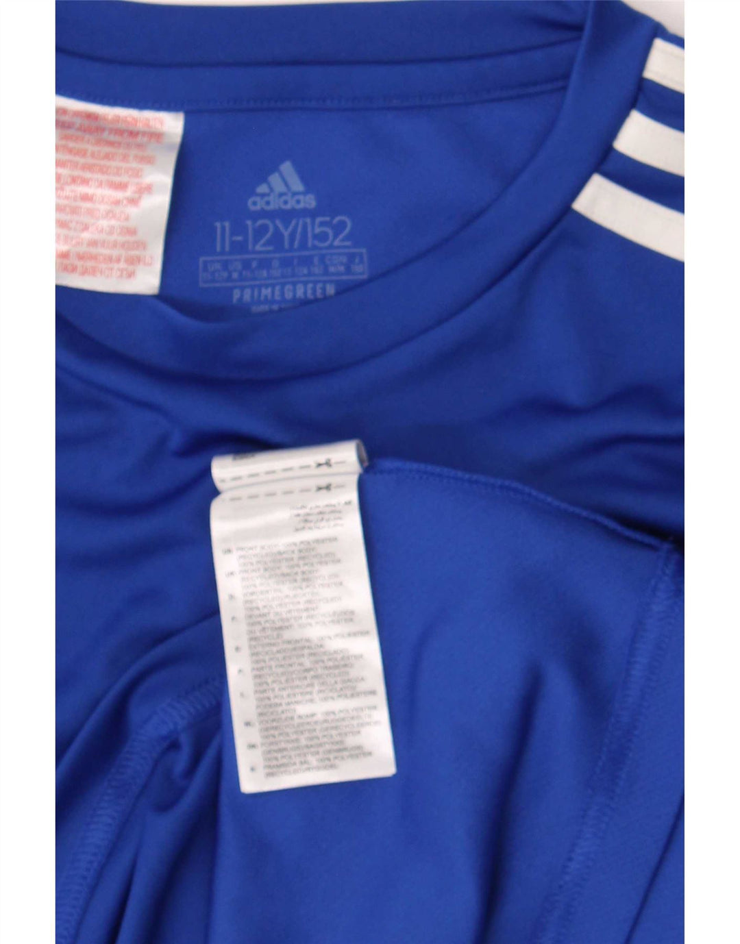 Maglietta Adidas Aeroready da ragazzo, 11-12 anni, in poliestere blu
