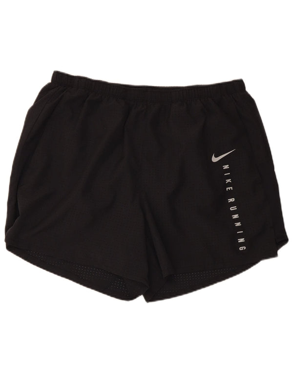 NIKE Pantaloncini sportivi grafici Dri Fit da uomo XL Poliestere nero