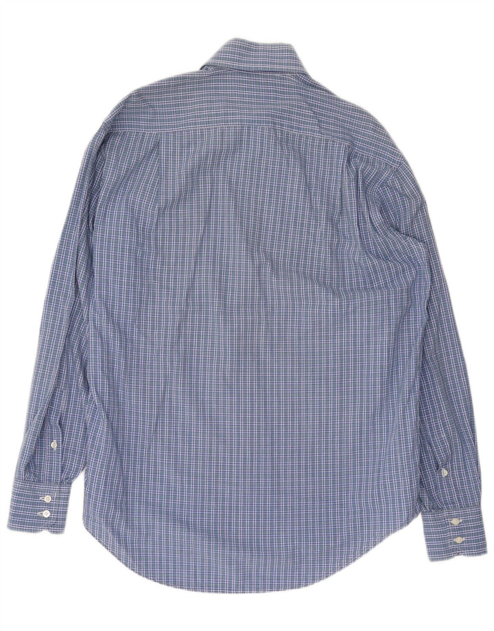 LUCIANO SOPRANI Camicia Uomo a Quadri Grandi Blu