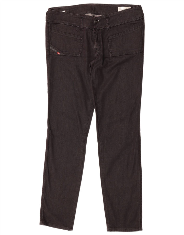 Jeans slim da donna Diesel Husky W30 L30 cotone nero