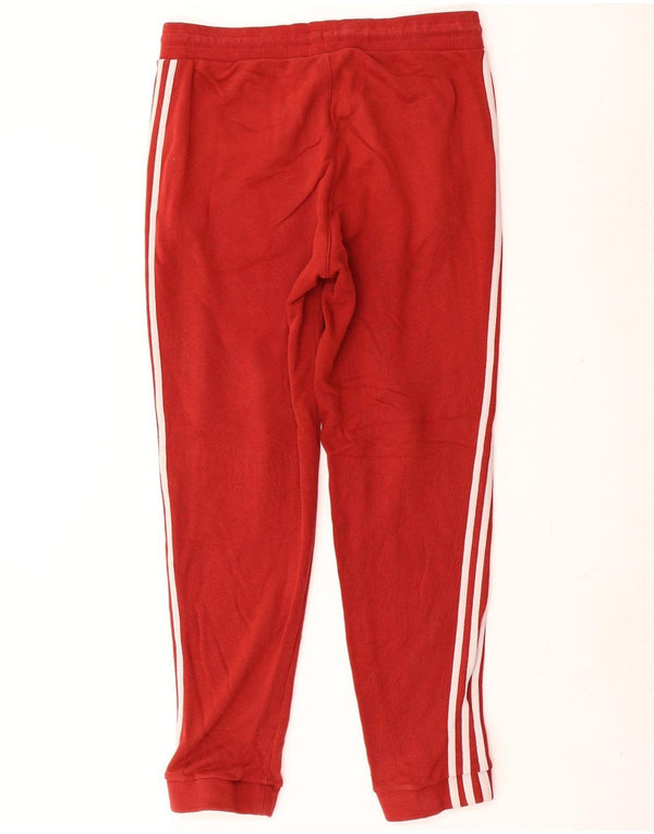 Pantaloni da tuta da uomo Adidas Joggers piccoli in cotone rosso