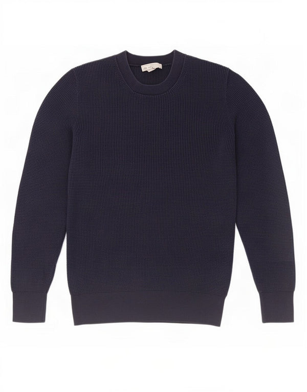 Maglione maglione girocollo da donna Gap UK 6 XS cotone blu navy