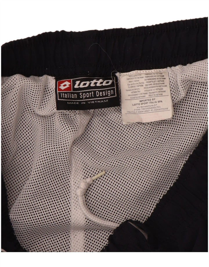 Pantaloni da tuta da uomo Lotto Poliestere color block medio blu navy