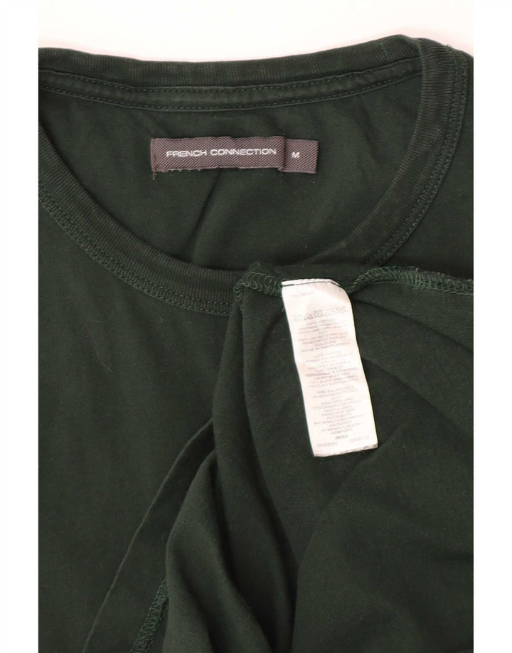 T-shirt da donna French Connection Top UK 12 cotone verde medio