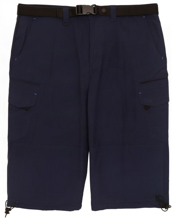Pantaloncini cargo da uomo Marks & Spencer W40 XL cotone blu navy