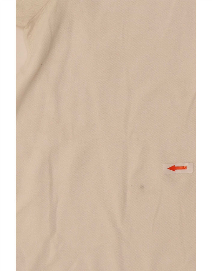 Polo da uomo Lacoste taglia 3 piccola in cotone bianco