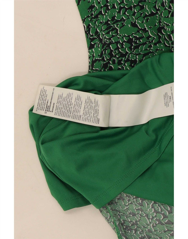 Abito tubino senza maniche modello astratto da donna Esprit UK 10 piccolo verde