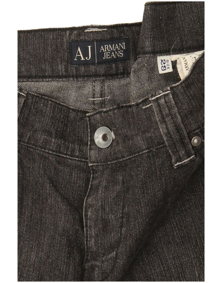 Jeans dritti da donna Armani W29 L28 Grigi