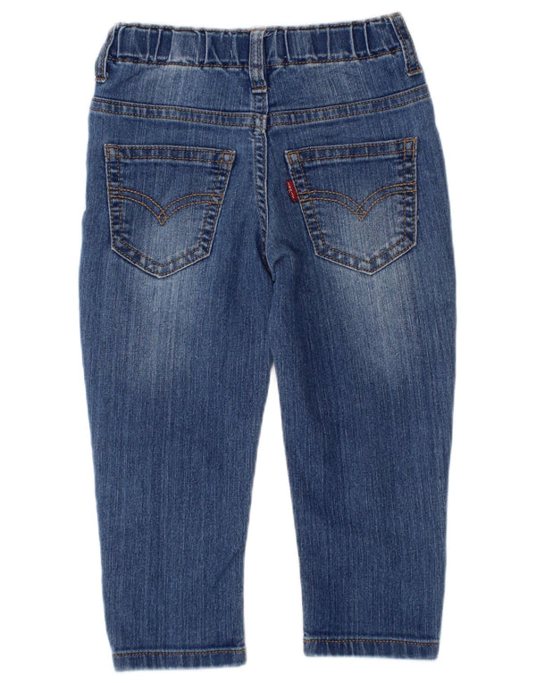 Jeans slim per bambina Levi's 12-18 mesi W18 L12 cotone blu