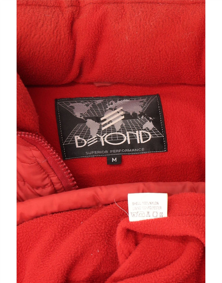 Giacca imbottita da uomo Beyond UK 38 Nylon color block rosso medio