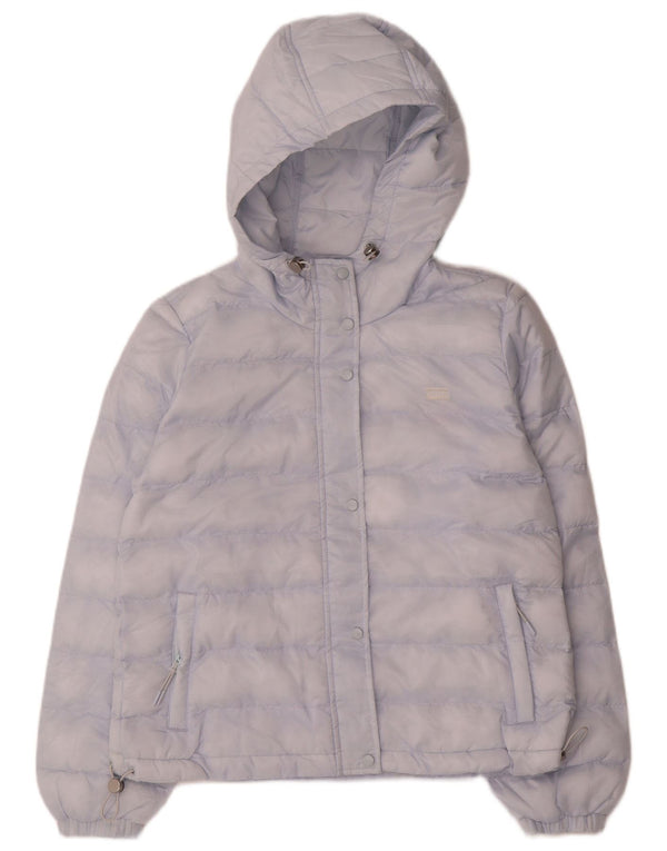 Giacca imbottita oversize con cappuccio da donna Levi's UK 6 XS poliestere blu