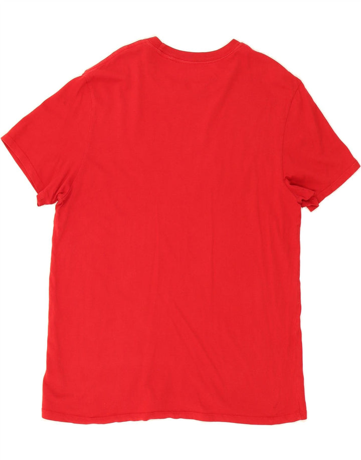 GUESS Mens Graphic T-Shirt Top XL Red Vintage Guess and Second-Hand Guess from Messina Hembry 
