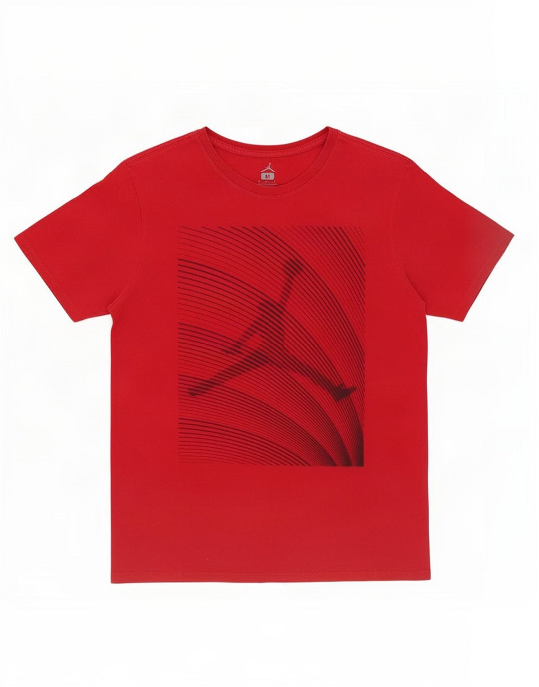 T-shirt grafica da uomo Jordan Top in cotone rosso medio