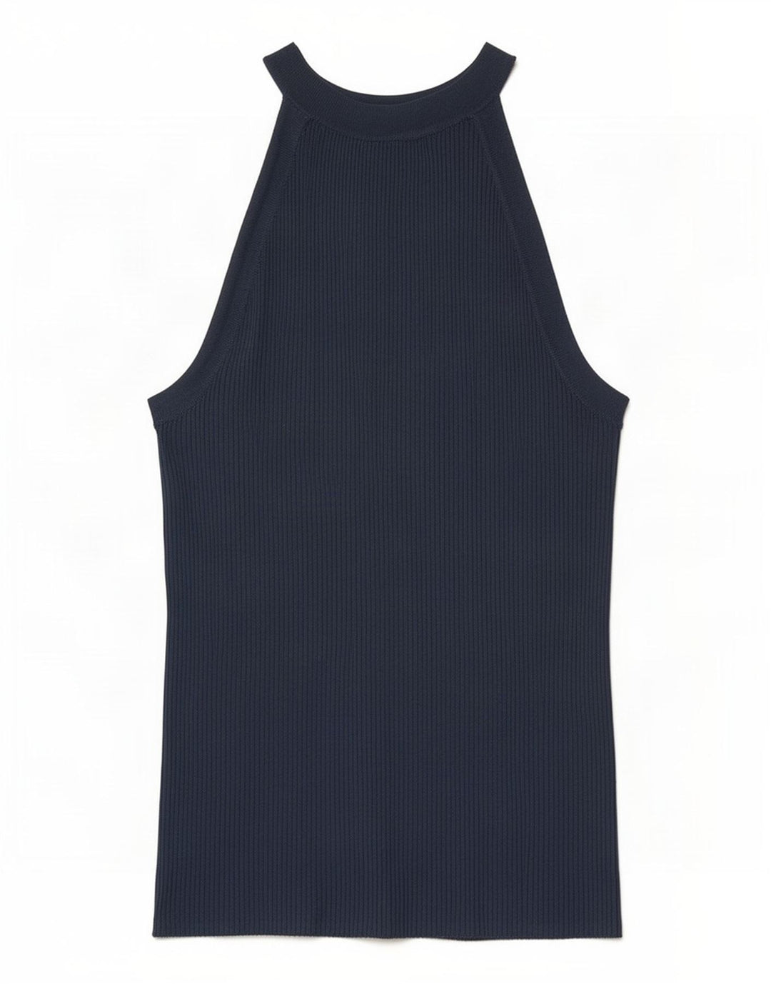Top alla caviglia da donna Zara UK 8 piccolo in viscosa blu navy