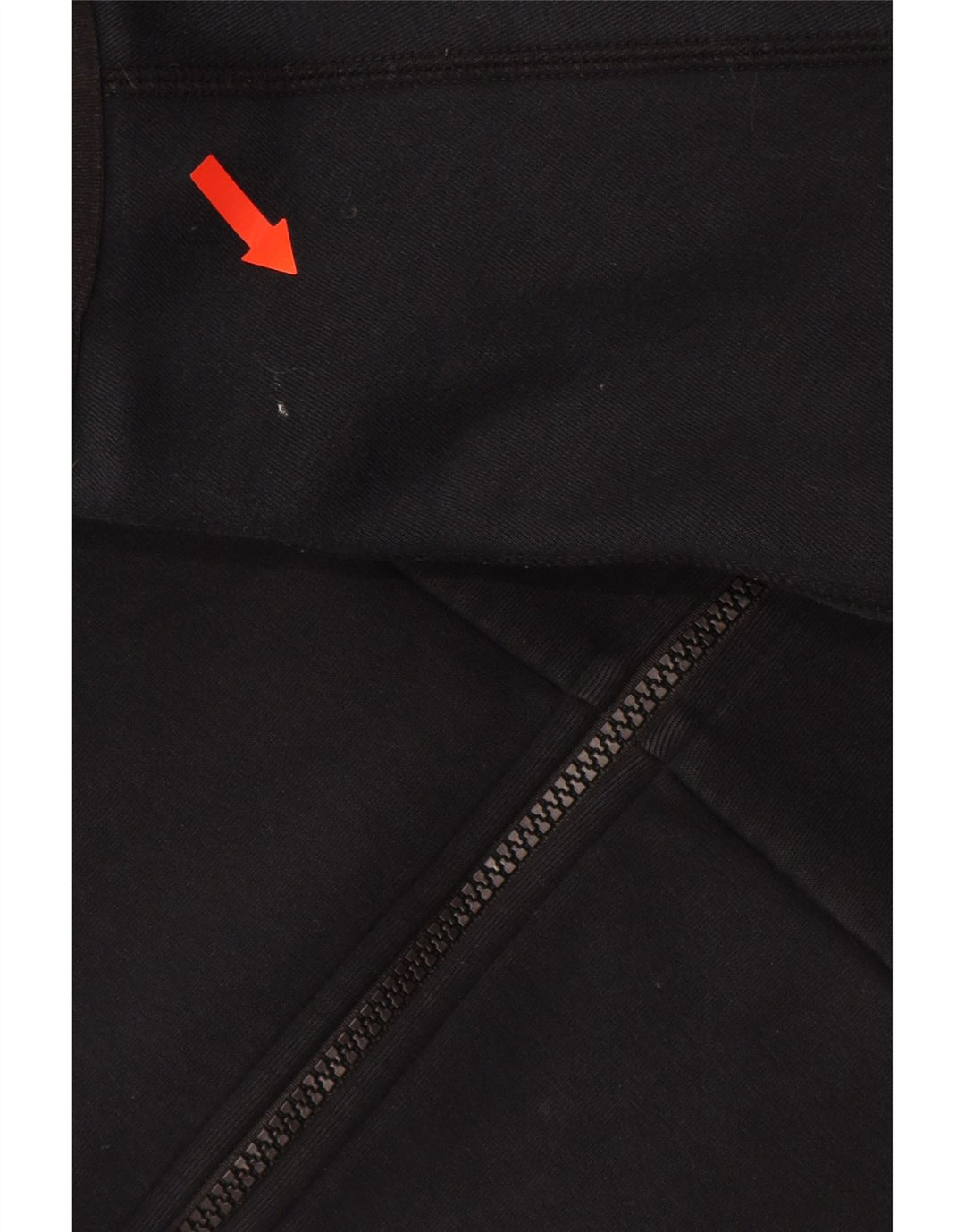 Maglione con cappuccio e zip da uomo NIKE in cotone nero medio