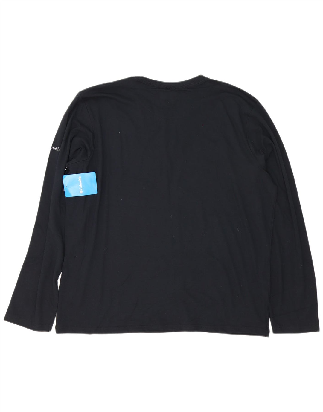 Maglietta grafica da uomo Columbia manica lunga XL cotone nero