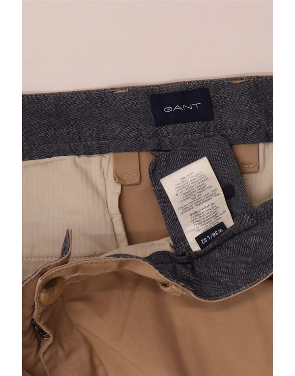 Pantaloni chino vestibilità regolare da uomo Gant W38 L28 cotone kaki