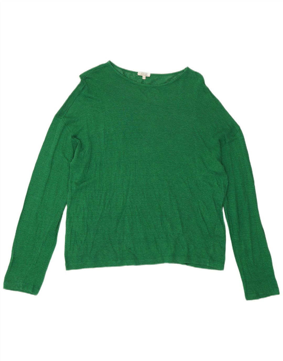 Jigsaw Top oversize da donna a maniche lunghe UK 10 Small Verde