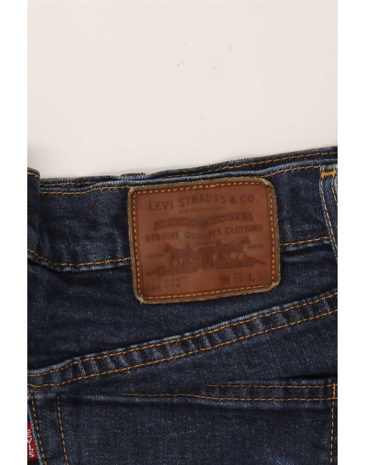 Jeans Levi's Uomo 512 Slim affusolati W31 L27 Blu Navy