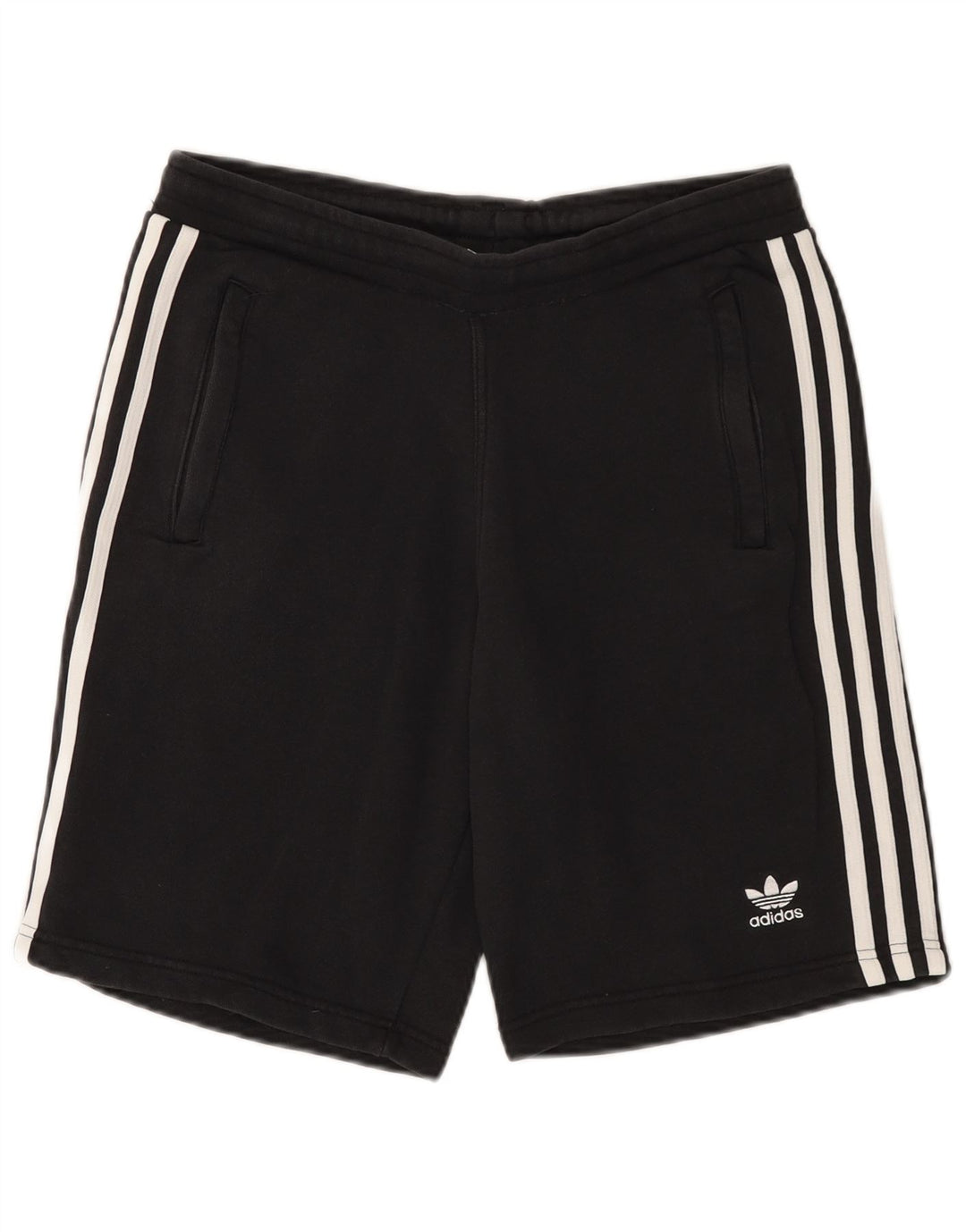 Pantaloncini sportivi da uomo ADIDAS medio cotone nero