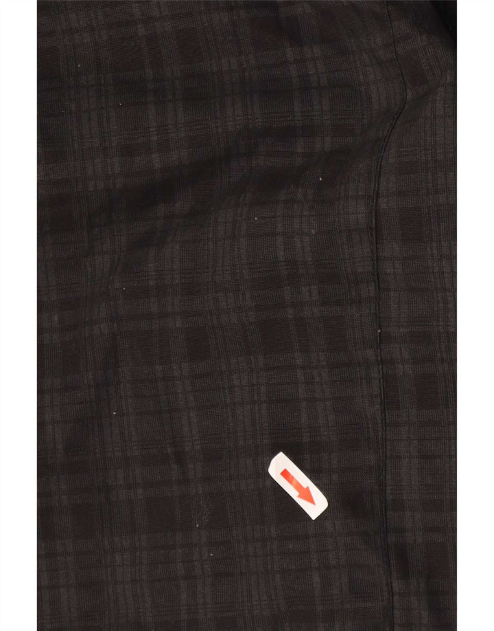 Giacca utility con cappuccio da uomo Tom Tailor UK 44 2XL Cotone a quadri nero