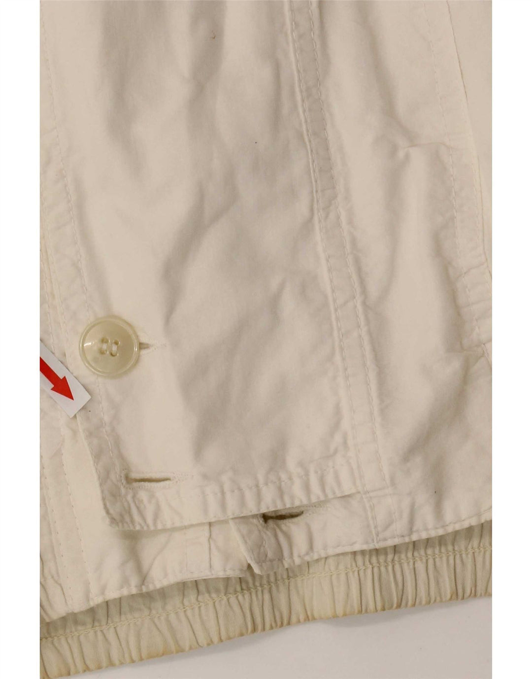 Giubbotto bomber vintage da uomo UK 36 piccolo bianco