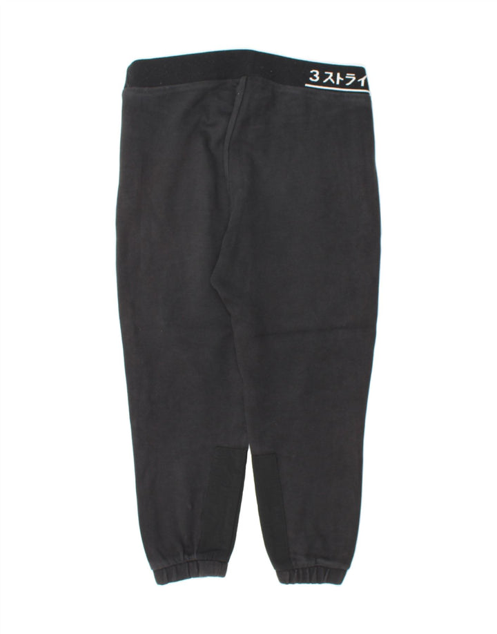 ADIDAS Mens Graphic Tracksuit Trousers Joggers Medium  Black Cotton Vintage Adidas and Second-Hand Adidas from Messina Hembry 