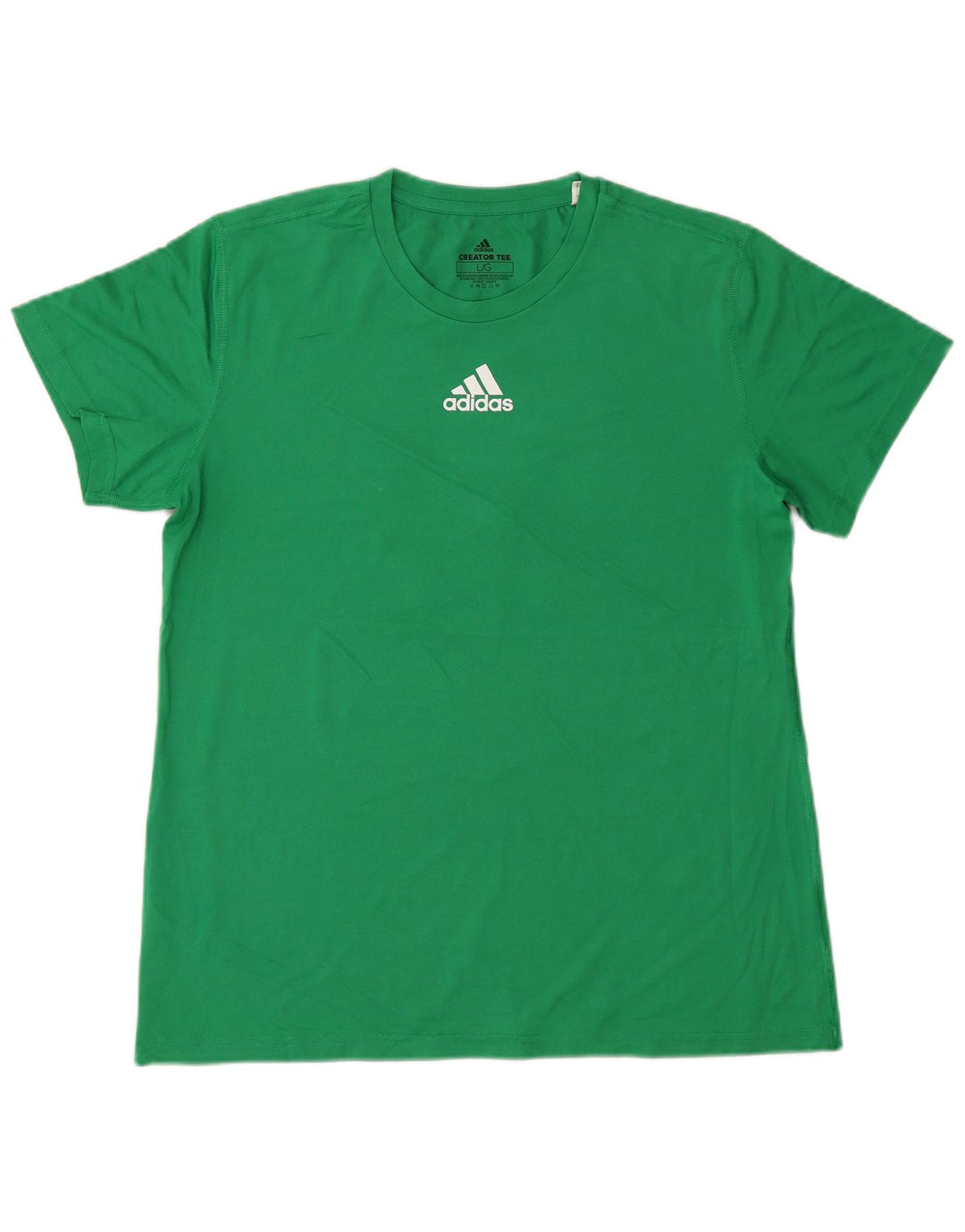 T-shirt ADIDAS da donna Climalite Top UK 16 Large Verde Poliestere
