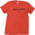 JACK & JONES Mens Regular Fit Graphic T-Shirt Top Large Red Cotton Vintage Jack & Jones and Second-Hand Jack & Jones from Messina Hembry 