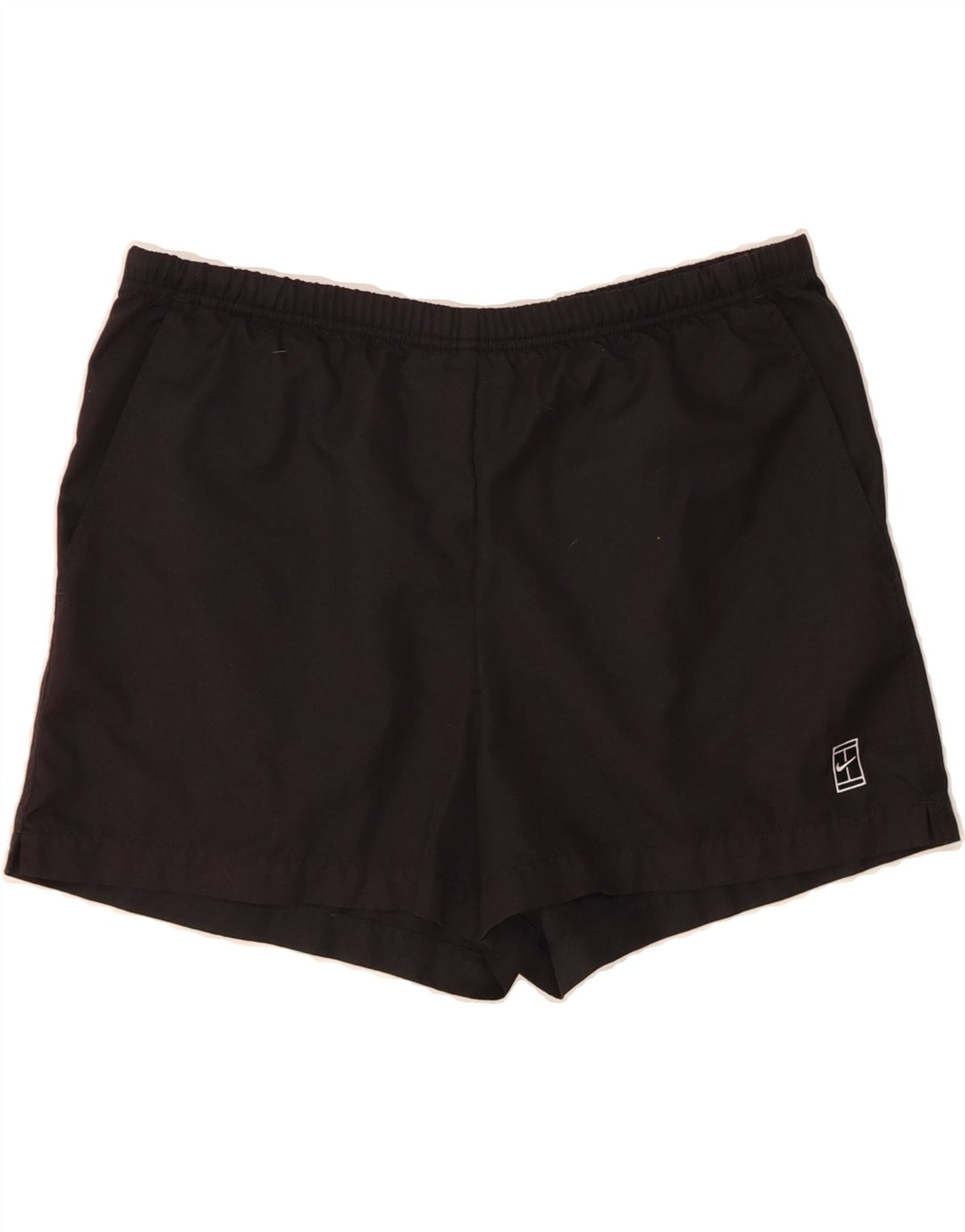 NIKE Womens Sport Shorts UK 8/10 Medium Black Polyester Vintage Nike and Second-Hand Nike from Messina Hembry 