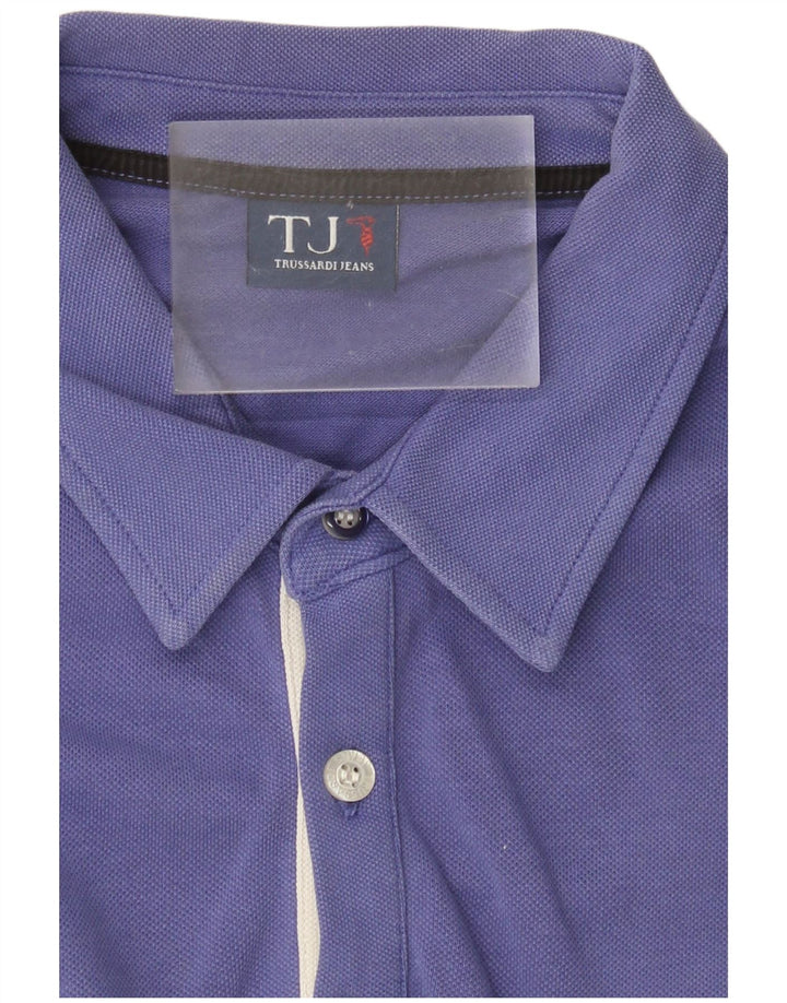Polo Uomo Trussardi Jeans Large Viola