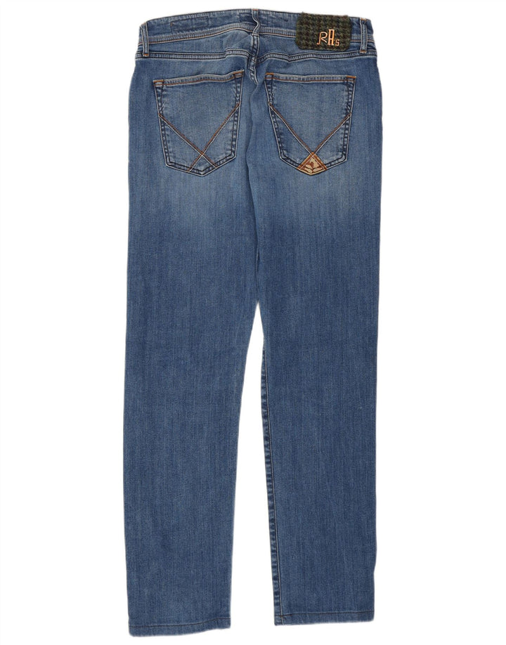 Jeans dritti da donna Roy Rogers W32 L30 cotone blu