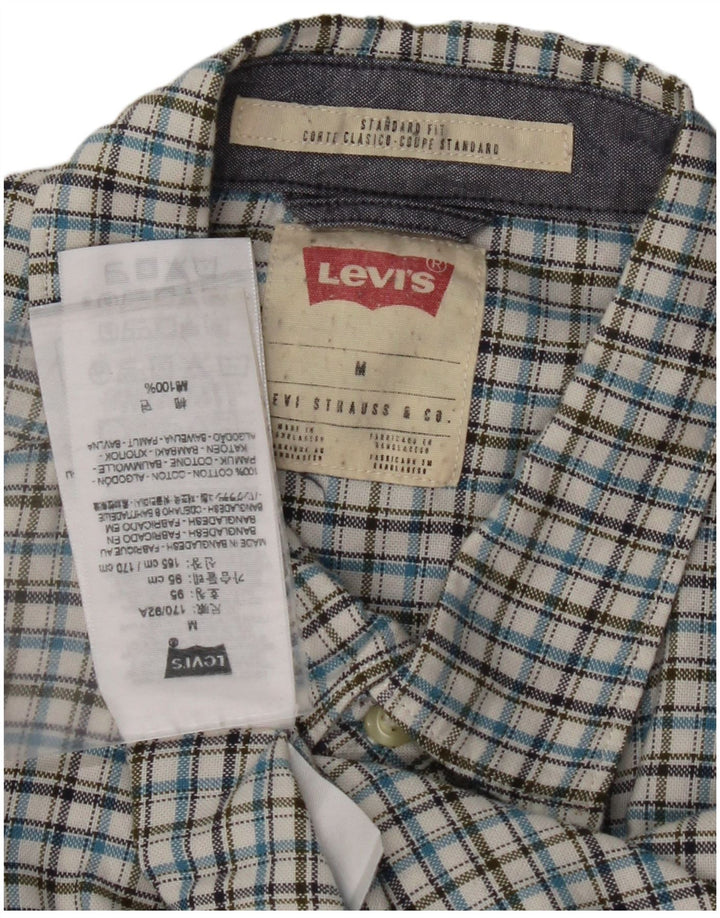 LEVI'S Camicia da uomo Coupé Standard Vestibilità standard Cotone a quadri blu medio