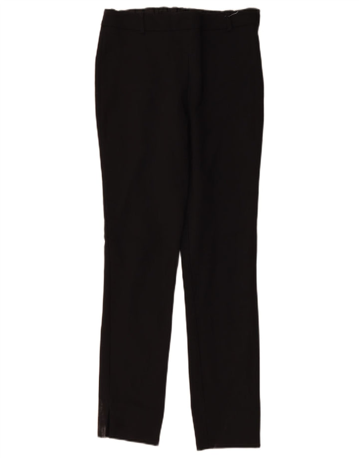 Pantaloni casual slim da donna Zara piccoli W26 L27 neri