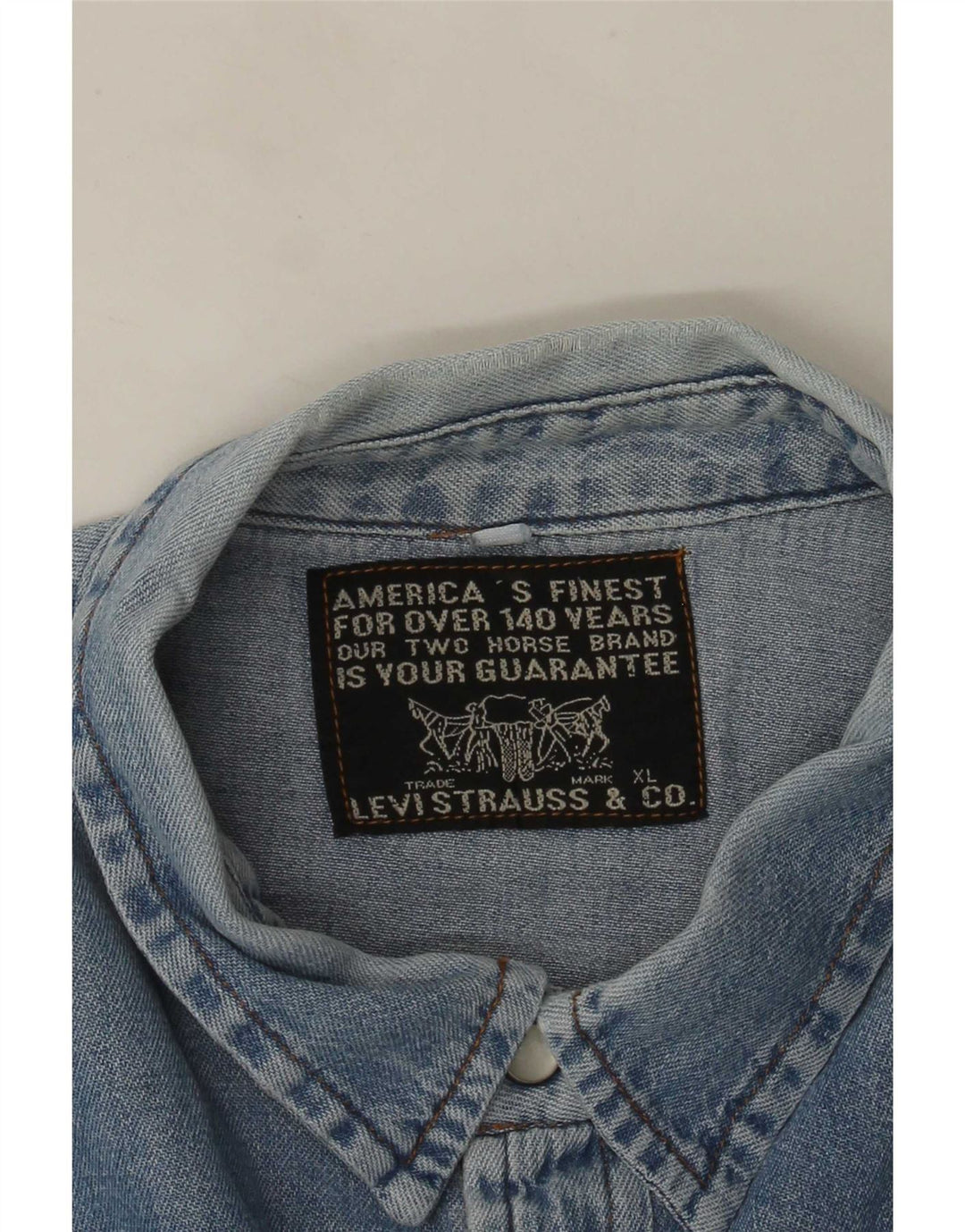 Camicia di jeans da uomo Levi's XL Blu